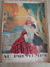 CATALOGUE " AU PRINTEMPS "  MODE - GRANDS MAGASINS - PARIS -