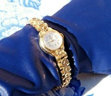 ANTIQUE GOLD PLATED FANCY WRISTWATCH "Ormatic / 15 Jewels" circa 1930/ 1940