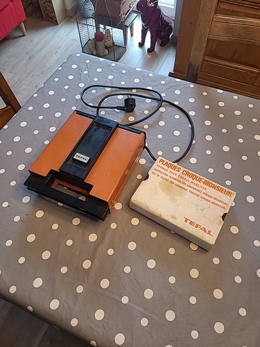 Gaufrier gaufre tefal vintage - gaufrier,