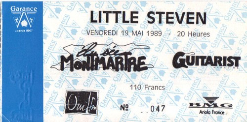 Ticket billet place concert - ticket,