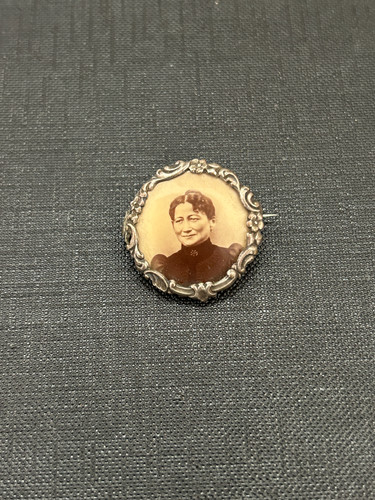 Ancienne broche porte photo - ancienne,