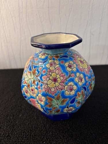 Vase emaux longwy - emaux,
