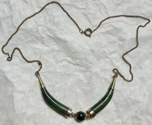 Collier vintage plaqué - collier,