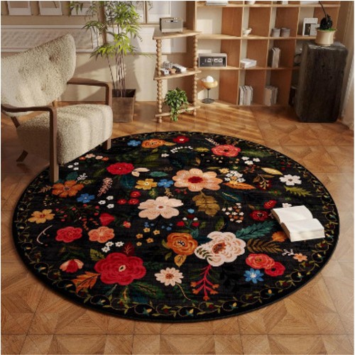 Tapis rond nordic - tapis, rétro
