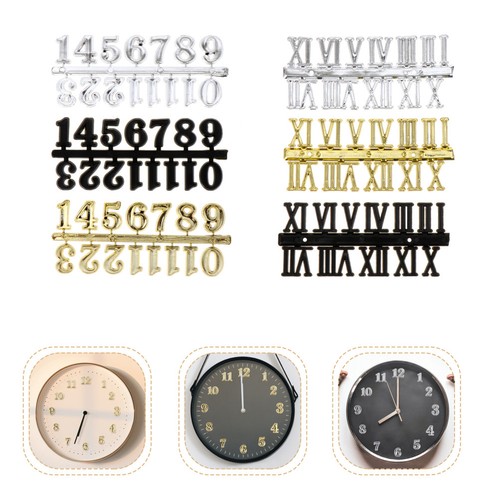 Pcs wall clock kit digital - pcs,