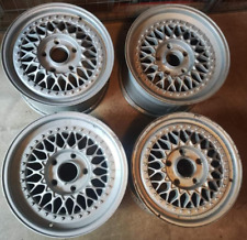 PORSCHE 911 944 BBS RS 017 018 3 PIECE SPLIT RIMS ALLOY WHEELS 5x130 16" 9J 8J