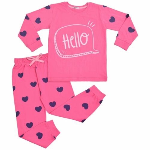 Pyjamas filles enfant hello - pyjamas,