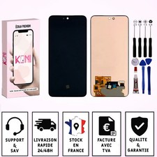 Ecran pour Samsung Galaxy S24 FE Original Vitre Tactile Noir Avec Empreinte - OL