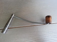 CLEF CRANKLE clock Comtoise 19th WINDING KEY n°14 square 7 CLOCK UHR KEY