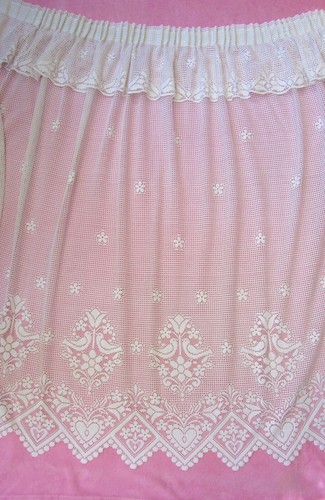 Rideaux blanc vintage avec - blanc,