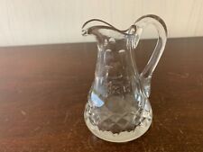 Pot à lait en cristal taillé