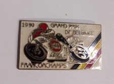 Pin's GP Moto Belgique Francorchamps 1990 Vintage EGF Lucky Strike 