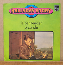 D - Johnny Hallyday STORY N° 7  Le Pénitencier  SP 45T 1974 Code N avec Listing