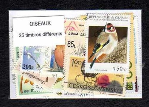Animaux oiseaux timbres - animaux, 25