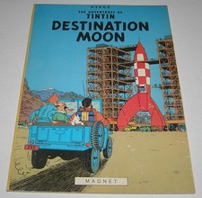 THE ADVENTURES OF TINTIN - DESTINATION MOON - MAGNET - HERGÉ - 1979