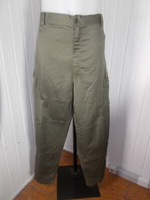 PAUL BOYE 112 54/56 Spindle 2005 Khaki Cotton/Polyester Military Pants Low Zip