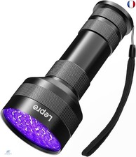 Lepro Lampe Torche UV, Lampe UV avec 51 LEDs Ultra-Violet, 395 nm Lumière Noire 