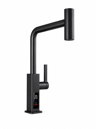 Robinet cuisine noir goutt - noir,