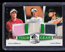 Chris DiMarco/LukeDonald/Lucas Glover 2024 SP Game Used Golf #TG3-DDG Tour Gear