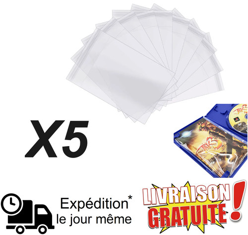 Lot pochettes plastique - lot, 5