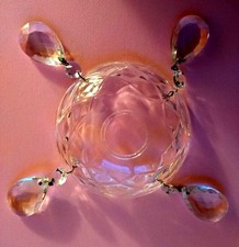 LOT DE 2 BOBECHES EN VERRE