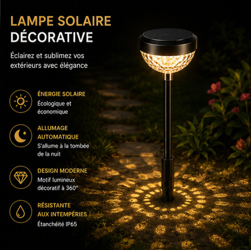 Lampe solaire led - lampe,