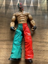 WWE Rey Mysterio Mattel Basic Series Wrestling Action Figure 2010 Red & Green
