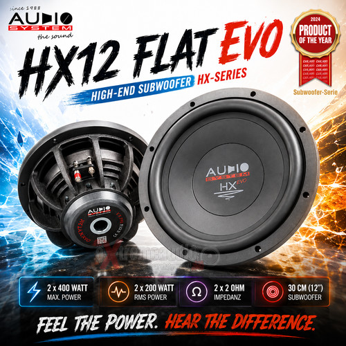 Ware audio system hx12 flat - b-ware,