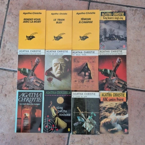 Lot livres agatha christie - lot, 12