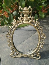 Élégant miroir de table/Psyché style Empire, XIXème siècle. Miroir au mercure