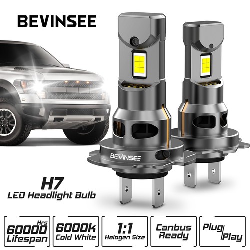 Led phare ampoules faisceau - h7,