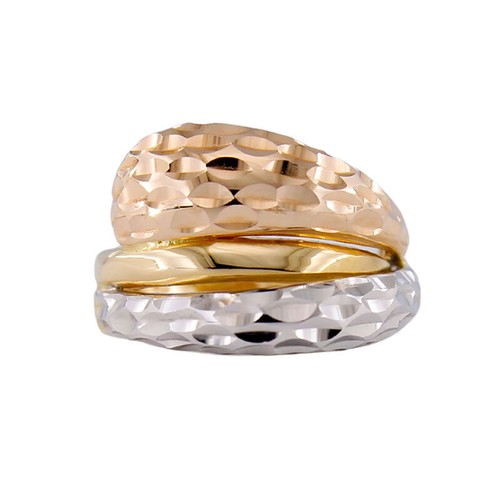 Bague femme bande - À, trois