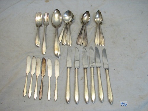 Set nobility silver plate - set,