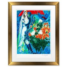 Marc Chagall (1887-1985), "Maries Sous Le Baldaquin" Framed Limited Edition Seri