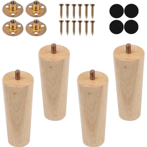 Pieds meuble bois - 12, cm