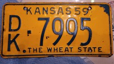PLAQUE KANSAS MADE IN USA