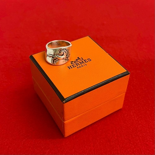 Bague galop hermes argent - bague, 925
