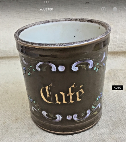 Pot épice ancien - à, poterie