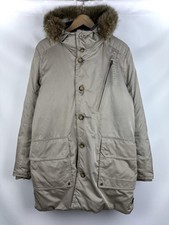 Veste parka vintage en duvet en fourrure à capuche pour homme Moncler taille 3