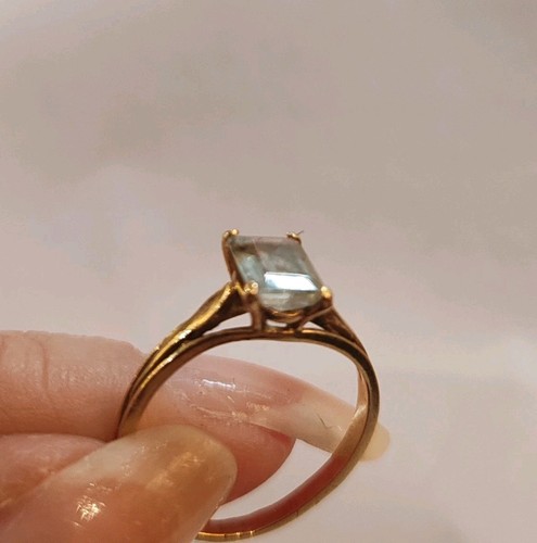 Bague jaune carats et - jaune,