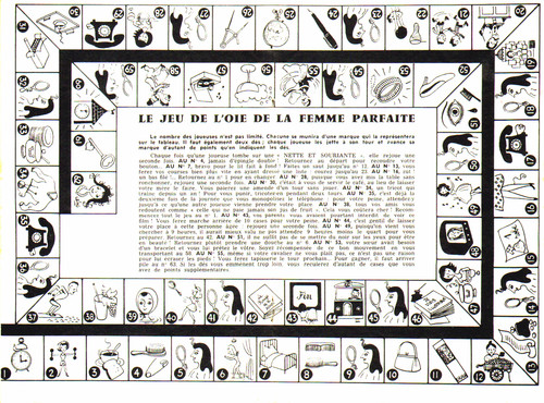 Jeu oie la - la, femme