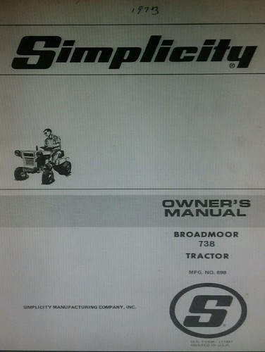 Simplicity 738 broadmoor lawn - simplicity,
