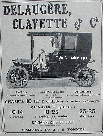 Publicite automobile delaugere - publicite,