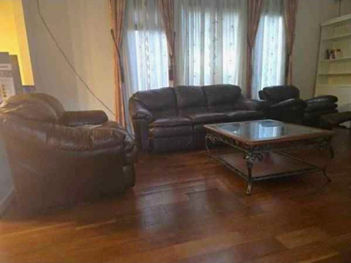 Ashley furniture brown - brown, leather