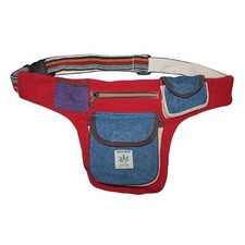 Sac de hanche en chanvre - Ethno 3 - coloré - Bumbag - Sac ventral