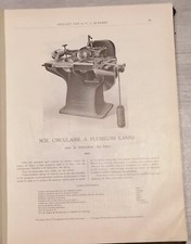 Catalogue de 1939 des machines à travailler le bois GUILLIET & Cie à Auxerre