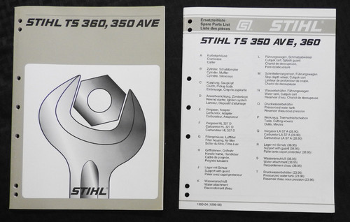 Stihl 360 350 - ts, ave