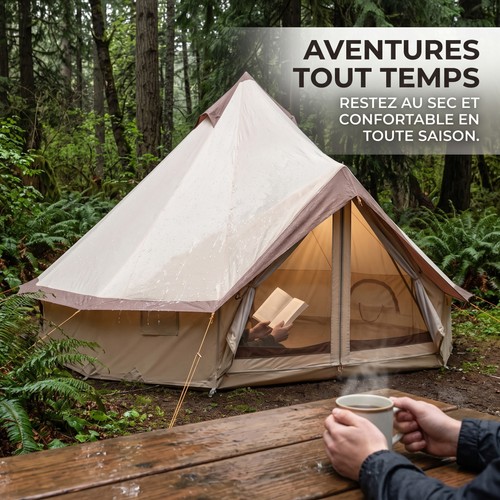 Tente camping yourte tipi - yourte, 4