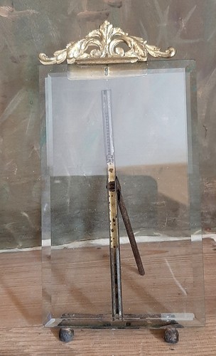 Cadre photo ancien miroir