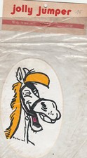 Lucky Luke Morris  autocollant  Jolly Jumper  1973 ovale